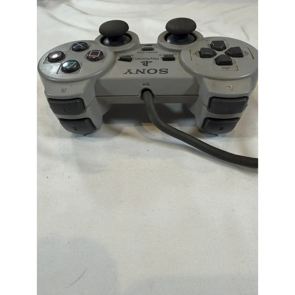 Sony PlayStation Analog Controller Gray SCPH-1200‎ OEM PS1 PS2 Untested